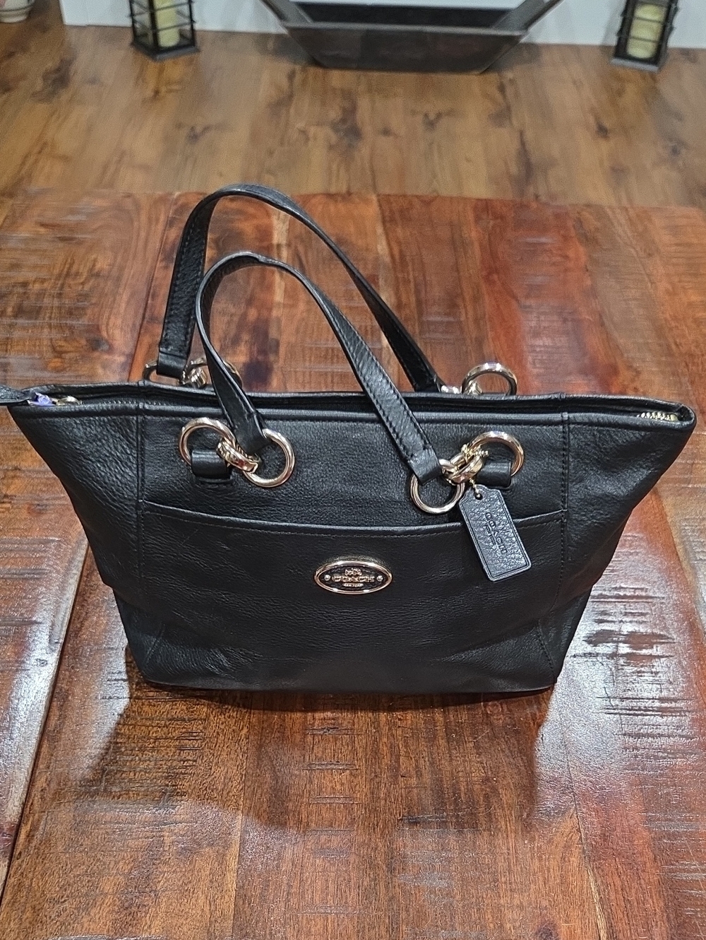 Coach Colette Pebbled Leather Bag